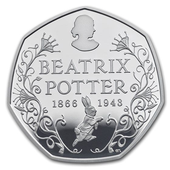 2016 Great Britain 8 grams Silver Beatrix Potter Proof