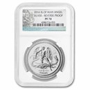 2016 Isle of Man 1 oz Silver Angel Reverse Proof PF-70 NGC