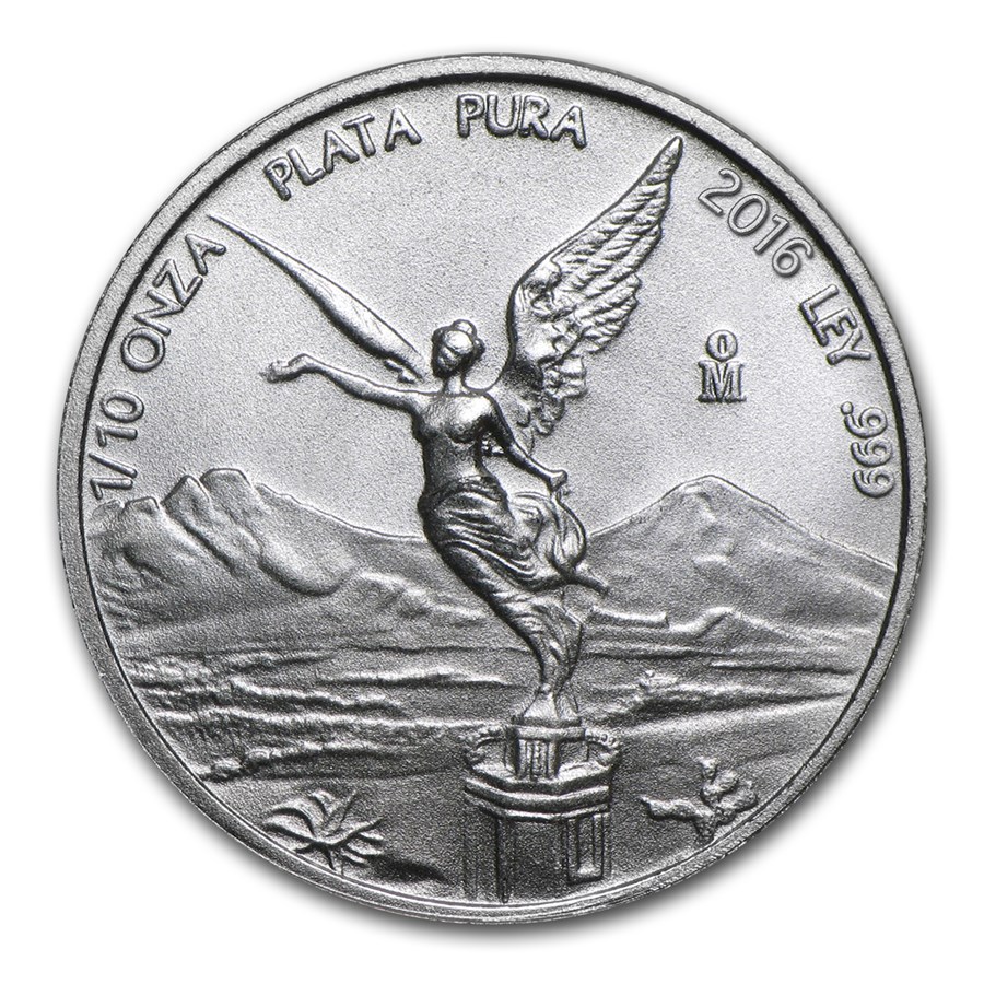 2016 Mexico 1/10 oz Silver Libertad BU