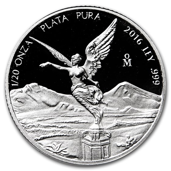 2016 Mexico 1/20 oz Silver Libertad Proof (In Capsule)