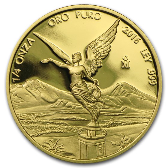 2016 Mexico 1/4 oz Proof Gold Libertad 2016 Mexico 1/4 oz Proof Gold Libertad