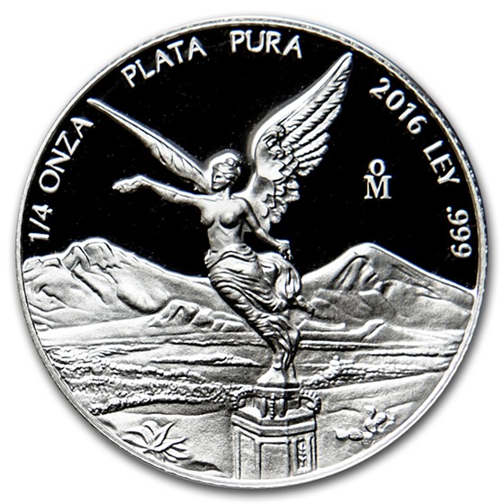 2016 Mexico 1/4 oz Silver Libertad Proof (In Capsule)