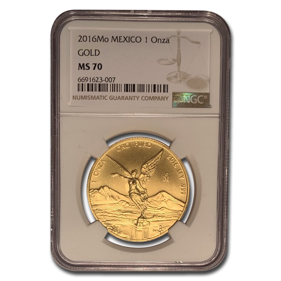 Buy 2016 Mexican 1 oz Gold Libertad MS-70 NGC | APMEX