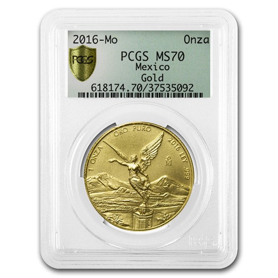 2016 Mexico 1 oz Gold Libertad MS-70 PCGS 2016 Mexico 1 oz Gold Libertad MS-70 PCGS