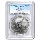 2016 Mexico 1 oz Silver Libertad MS-70 PCGS (FirstStrike®)