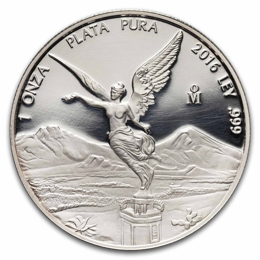 2016 Mexico 1 oz Silver Libertad Proof (In Capsule) (Abrasions)