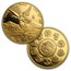 2016 Mexico 5-Coin Gold Libertad Proof Set (1.9 oz, Wood Box)