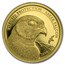 2016 Mongolia 1/2 gram Proof Gold Wildlife Saker Falcon