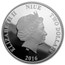 2016 New Zealand 1 oz Proof Silver $2 Lunar Year of the Monkey