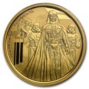 2016 Niue 1/4 oz Gold $25 Star Wars Darth Vader Proof (Box & COA)