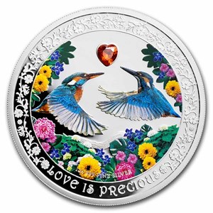 Buy 2016 Niue 1 oz Ag $2 Love is Precious Hummingbirds (Coin Only) | APMEX