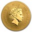2016 Niue 1 oz Gold $200 Hawksbill Turtle BU