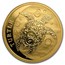 2016 Niue 1 oz Gold $200 Hawksbill Turtle BU