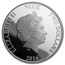 2016 Niue 1 oz Silver $2 Disney 65th Anniv of Alice in Wonderland