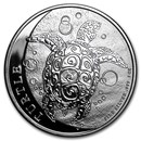 2016 Niue 1 oz Silver $2 Hawksbill Turtle BU