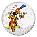 2016 Niue 1 oz Silver $2 Mickey Through the Ages: Band Concert