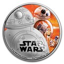 2016 Niue 1 oz Silver $2 Star Wars BB-8 (w/Box & COA)