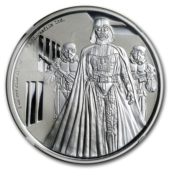 silver darth vader