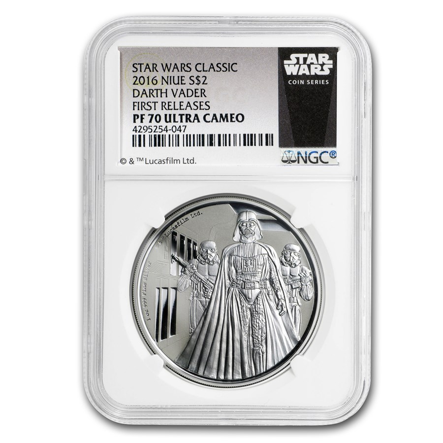 darth vader gold coin