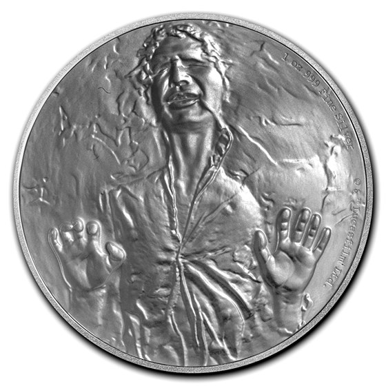 2016 Niue 1 oz Silver $2 Star Wars Han Solo (w/Box & COA) 2016 Niue 1 oz Silver $2 Star Wars Han Solo (w/Box & COA)