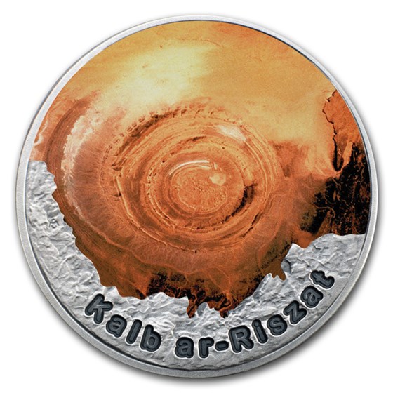 2016 Niue 1 oz Silver Eye of the Sahara In The Circle of Secrets 2016 Niue 1 oz Silver Eye of the Sahara In The Circle of Secrets