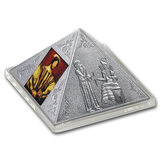 2016 Niue 3 oz Silver Temple of Art Proof (Pyramid Coin) 2016 Niue 3 oz Silver Temple of Art Proof (Pyramid Coin)