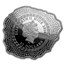 2016 Niue 6 oz Silver Shaped Volcano Coin (Vesuvius Pompeii)