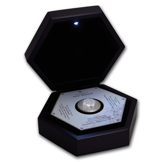 Buy 2016 Niue Silver $2 World's First 3D Diamond Shape Coin | APMEX