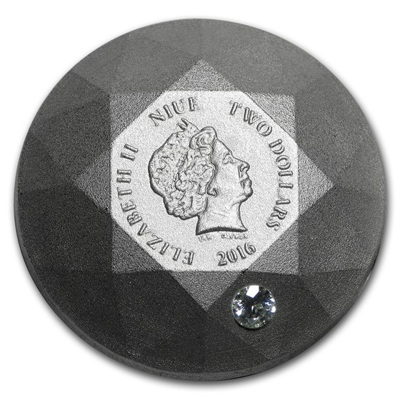 Buy 2016 Niue Silver $2 World's First 3D Diamond Shape Coin | APMEX