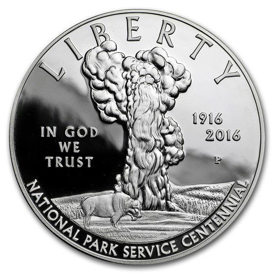 2016-P 100th Anniv of the Nat'l Park Service Silver Prf (Capsule) 2016-P 100th Anniv of the Nat'l Park Service Silver Prf (Capsule)