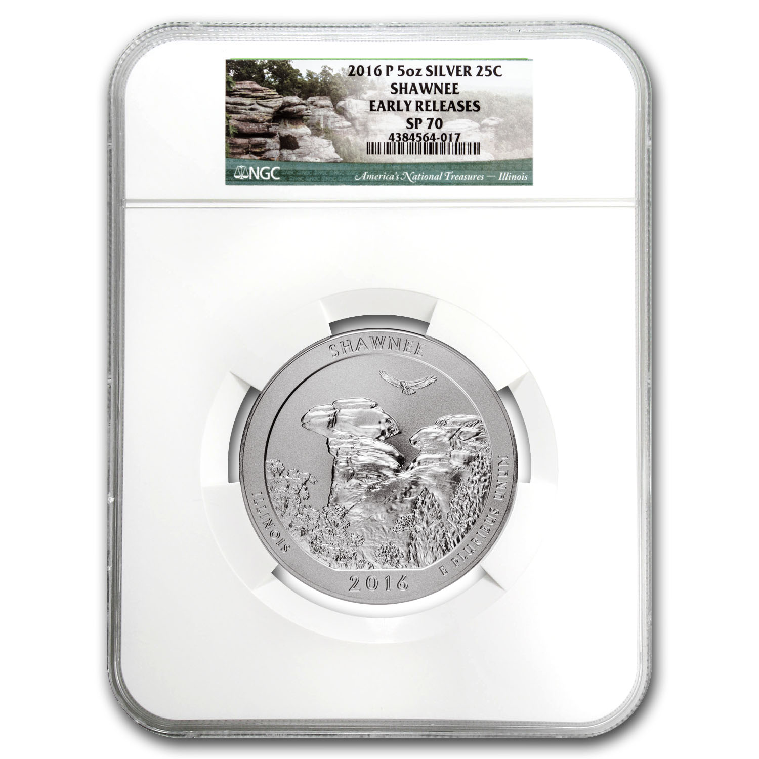 Buy 2016-P 5 oz Silver ATB Shawnee SP-70 NGC (Early Release) | APMEX