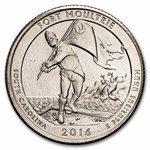 2016-P ATB Quarter Fort Moultrie Monument 40-Coin Roll BU
