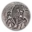 2016 Republic of Chad 5 oz Silver King Tut (Coin Only)