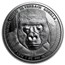 2016 Republic of Congo 1 oz Silver Silverback Gorilla (Prooflike)