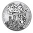 2016 Rwanda 1 oz Silver African Meerkat BU (Not Sealed)