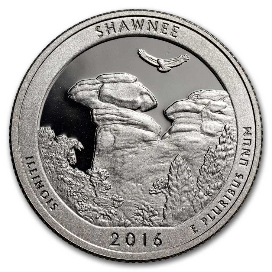 2016-S ATB Quarter Shawnee National Forest Proof (Silver)