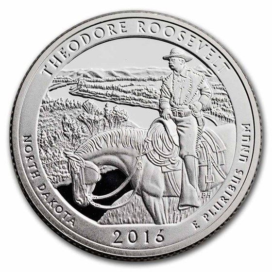 2016-S ATB Quarter Theodore Roosevelt National Park Proof(Silver) 2016-S ATB Quarter Theodore Roosevelt National Park Proof(Silver)