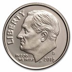 2016-S Roosevelt Dime 50-Coin Roll Proof