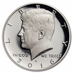 2016-S Silver Kennedy Half Dollar 20-Coin Roll Proof