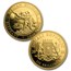 2016 Somalia 4-Coin Gold African Elephant Prestige Proof Set