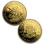 2016 Somalia 4-Coin Gold African Elephant Prestige Proof Set