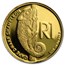 2016 South Africa 1/10 oz Gold Reptiles of S. Africa (Chameleon)