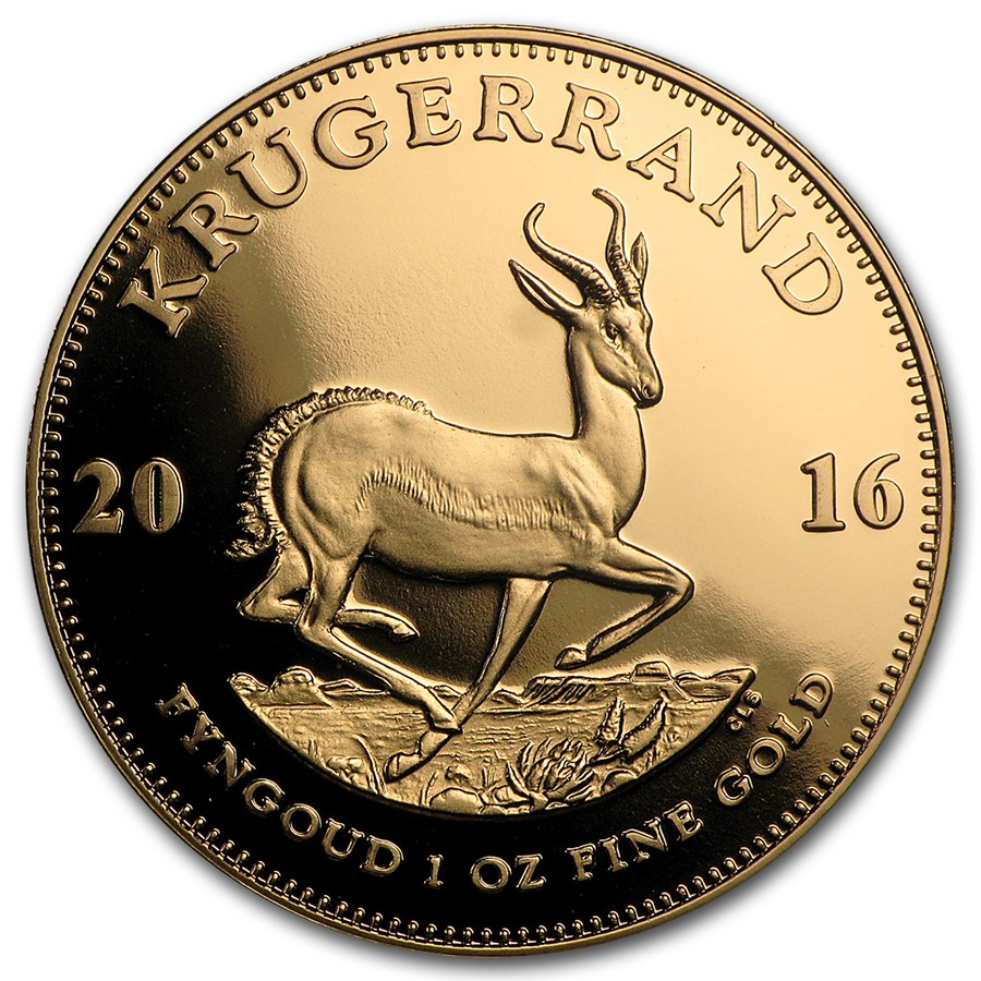 2016 South Africa 1 oz Gold Krugerrand Proof