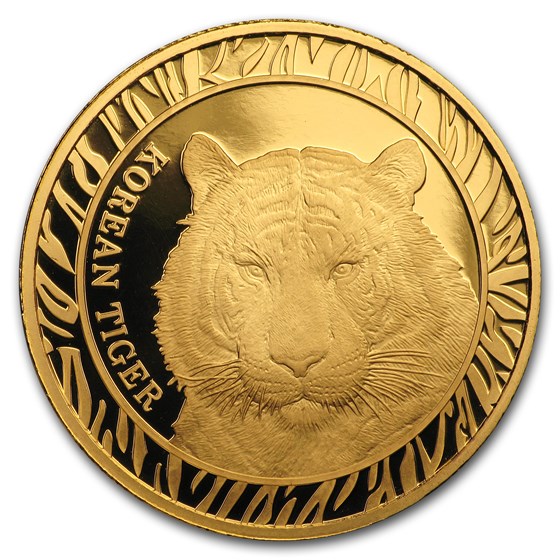 2016 South Korea 1/2 oz Gold Tiger Proof (w/Box & COA) 2016 South Korea 1/2 oz Gold Tiger Proof (w/Box & COA)