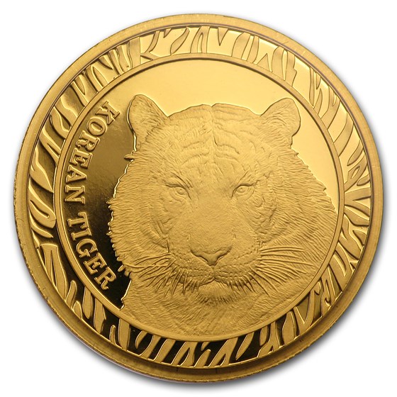2016 South Korea 1/4 oz Gold Tiger Proof (w/Box & COA) 2016 South Korea 1/4 oz Gold Tiger Proof (w/Box & COA)