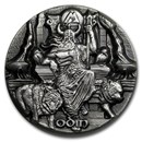 2016 Tokelau 3 oz Silver Max Relief (Legends of Asgard, Odin)