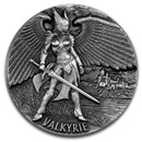 2016 Tokelau 3 oz Silver Max Relief (Legends of Asgard, Valkyrie)