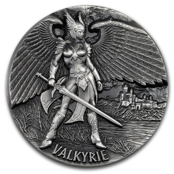 2016 Tokelau 3 oz Silver Max Relief (Legends of Asgard, Valkyrie) 2016 Tokelau 3 oz Silver Max Relief (Legends of Asgard, Valkyrie)