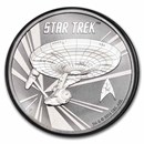 2016 Tuv 1 oz Silver Star Trek: U.S.S. Enterprise BU (In Assay)