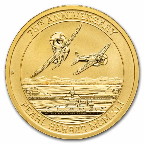 2016 Tuvalu 1 oz Gold Pearl Harbor BU (No COA) 2016 Tuvalu 1 oz Gold Pearl Harbor BU (No COA)